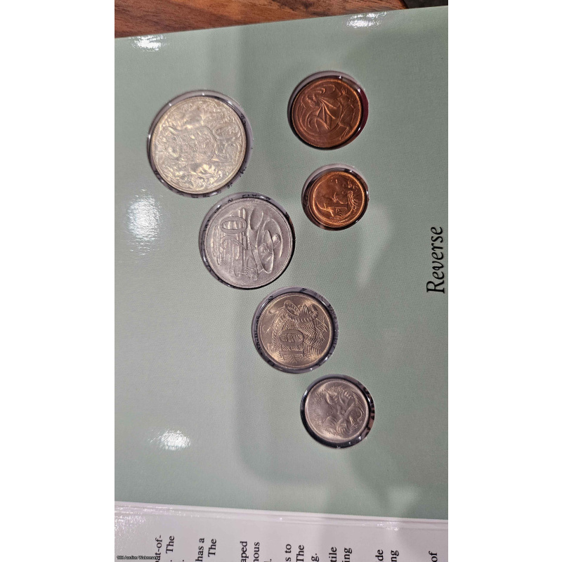 1966 Carded Uncirculated 6 Coin Set - First Decimal Coins