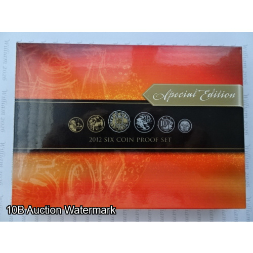 2012 Six Coin Proof Year Set - Special Edition
