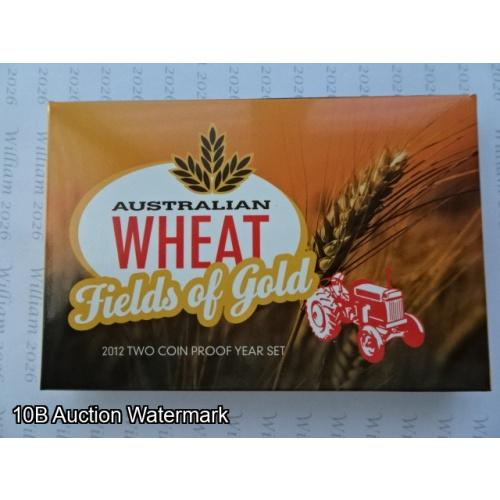 2012 Australian Wheat 2 Coin Proof Set