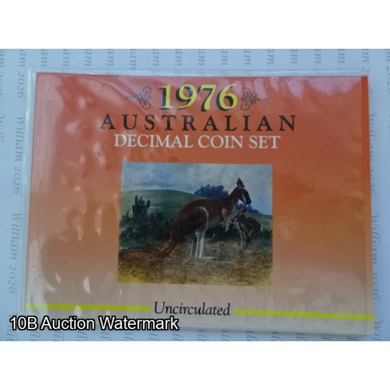 1976 Carded Australian Coin Set