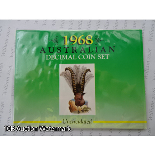 1968 Carded Australian coin set