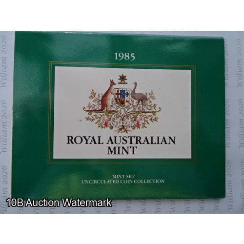 1985 Carded Australian RAM coin set