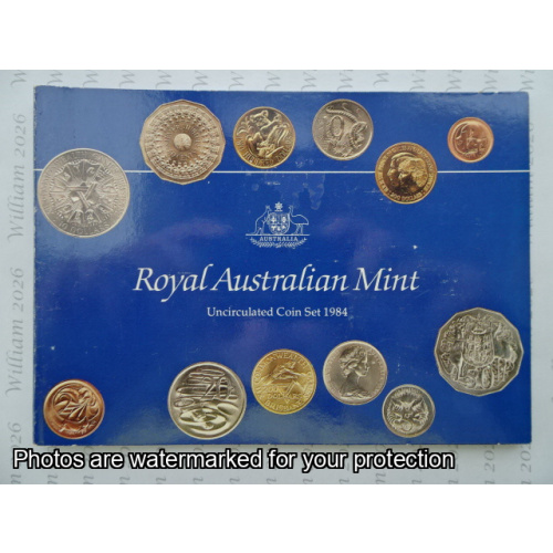 1984 Carded Australian RAM coin set