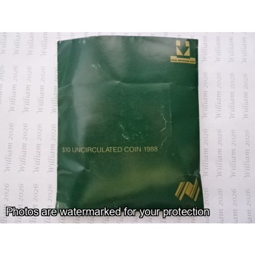 1988 $10 uncirculated coin RAM Stirling Silver