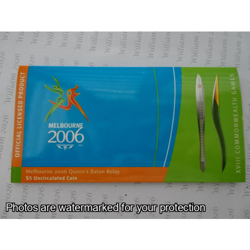 2006  $5 Melbourne Commonwealth Games Coin