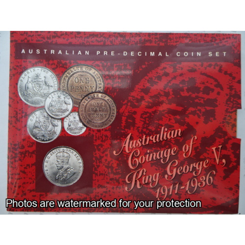 Australian Coinage of King George V 1911-1936