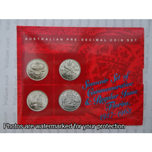 Set of Commonwealth & Regular Florins 1927-1963