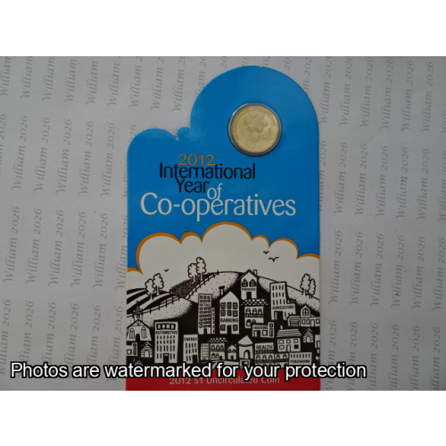 2012 $1 International Year of Co-operatives