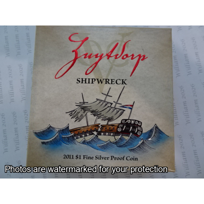 2011 Zuyldorp Shipwreck 1 Ounce Fine Silver