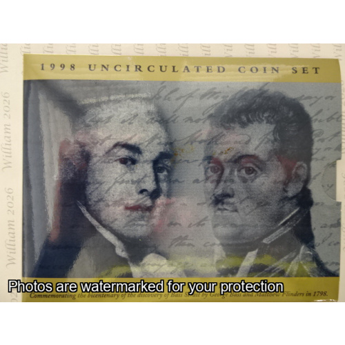 1998 Bass and Flinders Uncirculated 6 coin set
