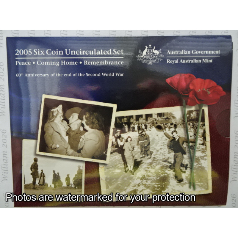2005 Coin Set Peace Coming Home Remembrance.
