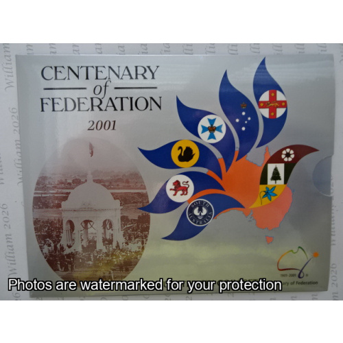 2001 6 Coin Set Federation