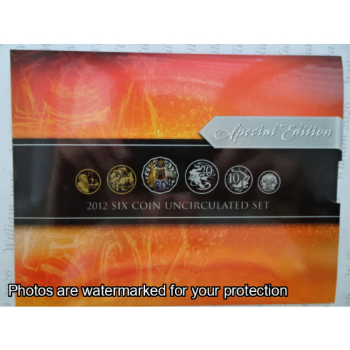 2012 Special Edition 6 coin set