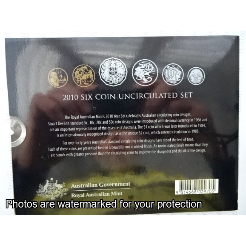 2010 6 coin uncirculated
