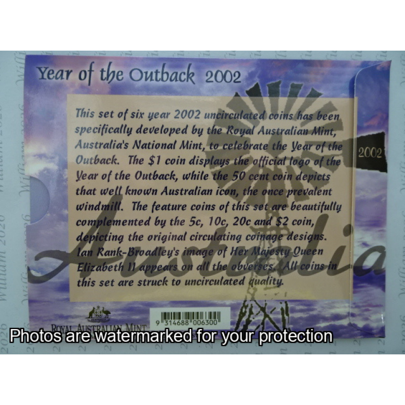 2002 Coin Set Year of the Outback