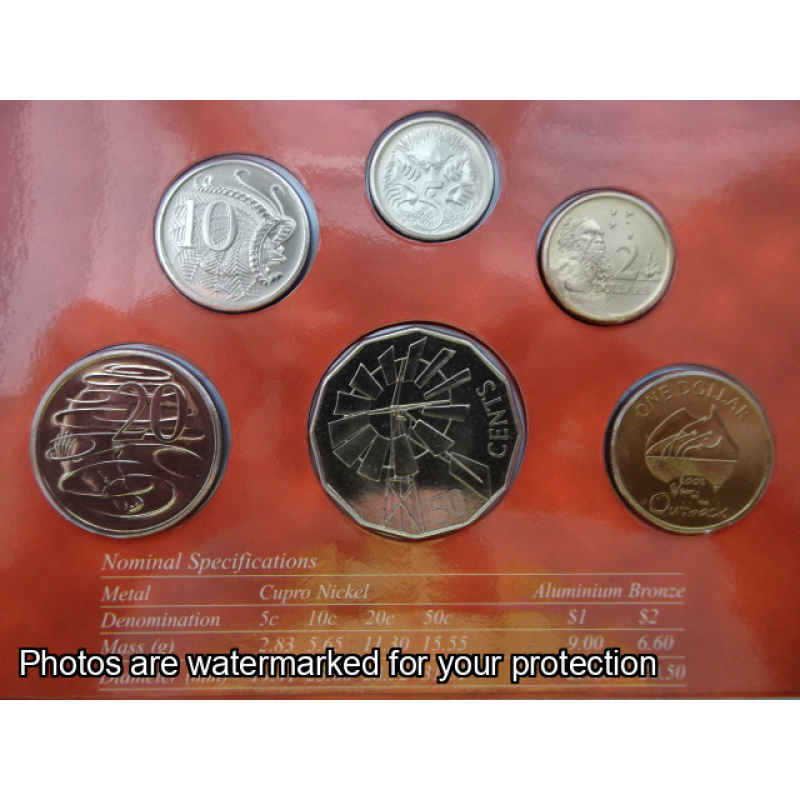 2002 Coin Set Year of the Outback