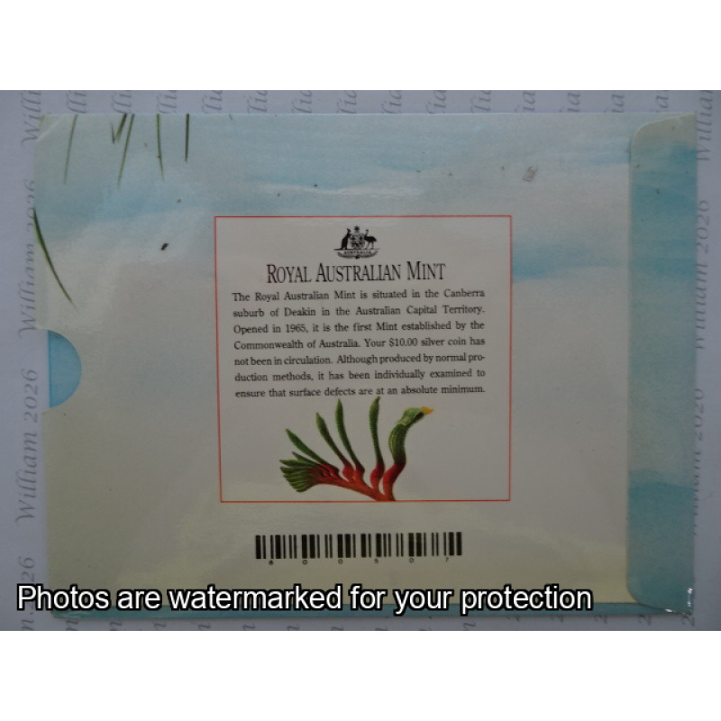 1990 $10 Coin Silver Western Australia