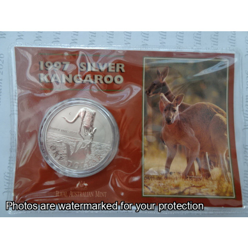 1997 Silver Kangaroo $1 1-Ounce