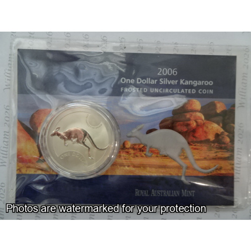 2006 Silver Kangaroo 1 Ounce $1 Uncirculated