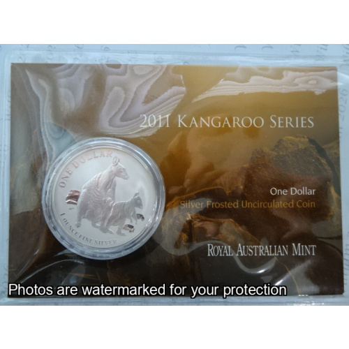 2011 Silver Kangaroo 1 Ounce $1 Uncirculated