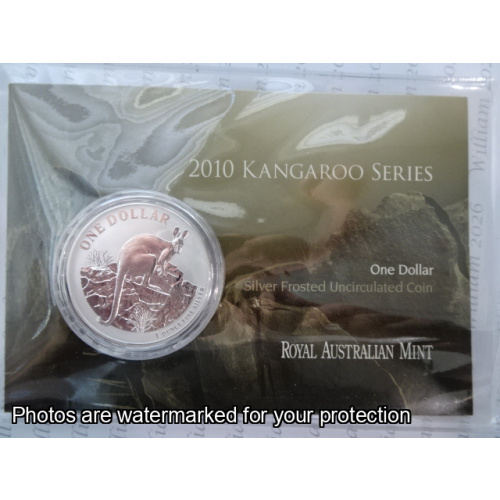 2010 Silver Kangaroo 1 Ounce  $1 Uncirculated