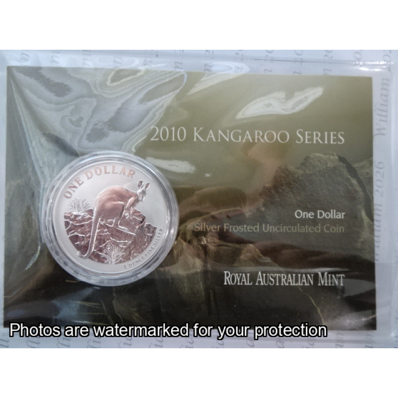 2010 Silver Kangaroo 1 Ounce  $1 Uncirculated