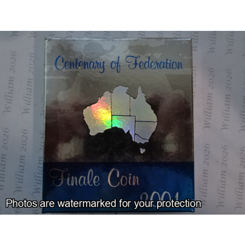 2001 $5 Fine Silver Proof Hologram Inauguration ceremony Rotunda