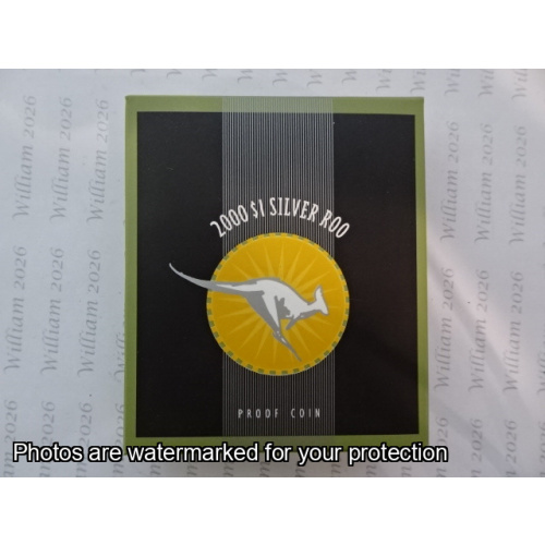 2003 Silver Kangaroo Proof 1 Ounce $1