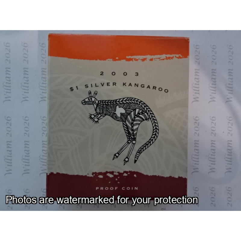 2003 Silver Kangaroo $1 Proof Coin