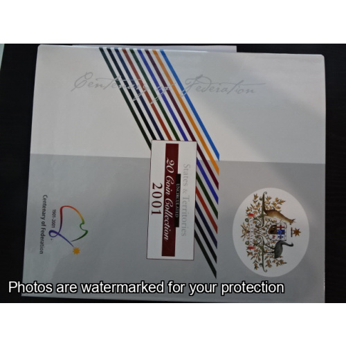 Set of 20 Coins Centenary of Federation 1901-2001