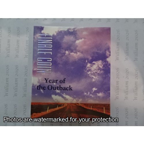 2002 $5 Silver proof coin - Finale Hologram Coin - The Olgas