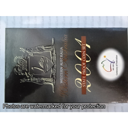 2001 Set of 3 Proof Coins Centenary of Federation