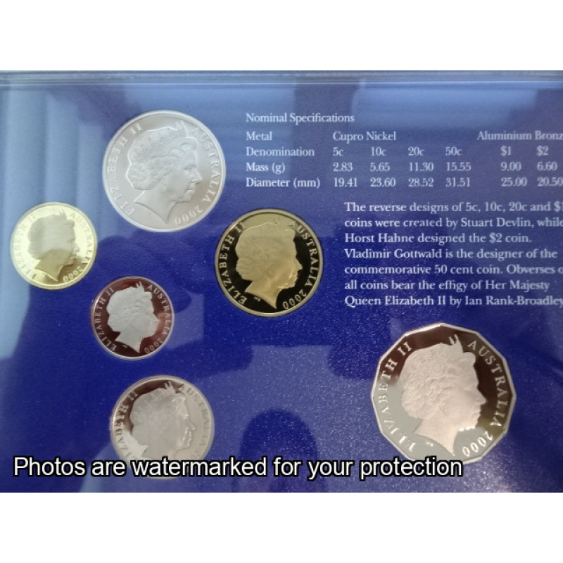 2000 Millennium Year Proof Coin Set