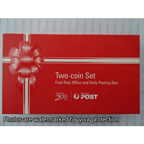 2009 2 coin set Australia Post