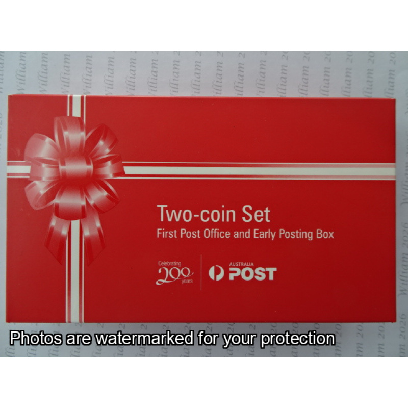 2009 2 coin set Australia Post