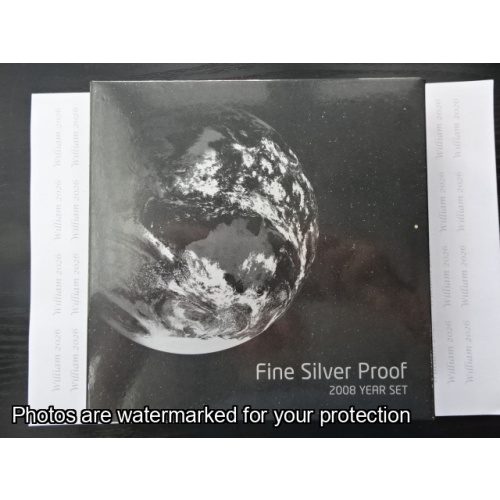2008 Fine Silver Proof Set International Year of Planet Earth