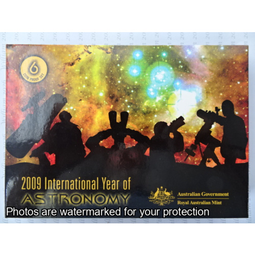 2009 6 Coin proof set International Year of Astronomy