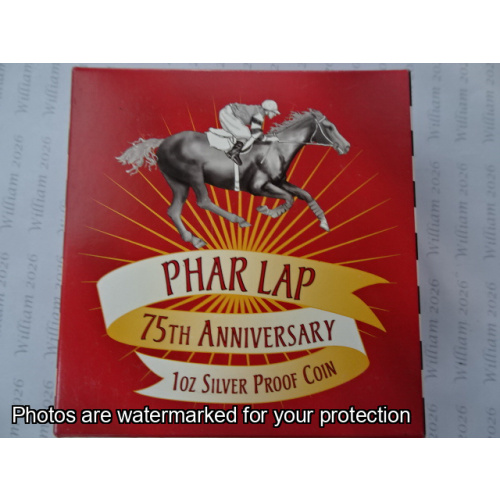 2007 $1 Fine Silver Phar Lap
