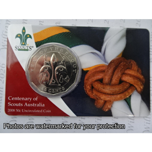 2008 $1 Centenary of Scouts