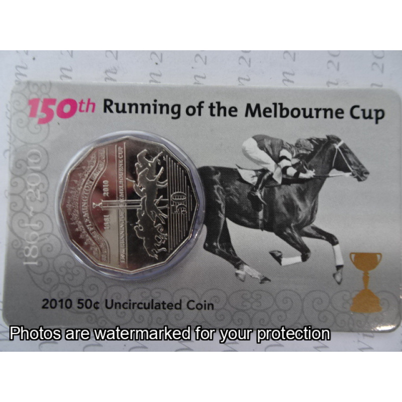 2010 50c Running of Melbourne Cup