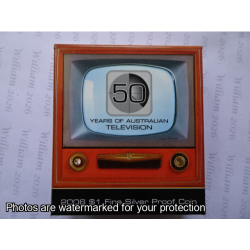 2006 $1 Fine Silver Aust Television