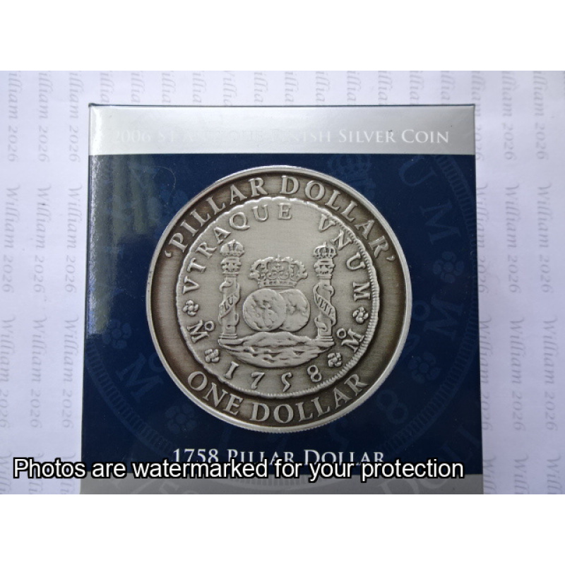2006 $1 Silver Spanish 'Pillar Dollar'