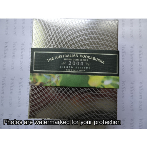 SOLD ***   2004 $1 Fine Silver The Australian Kookaburra