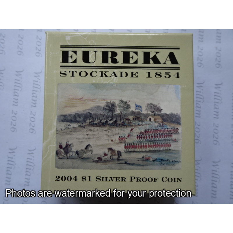 2004 $1 Fine Silver Eureka Stockade - Ballarat Victoria