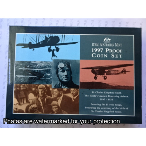 1997 Year Coin Set Sir Charles Kingsford Smith