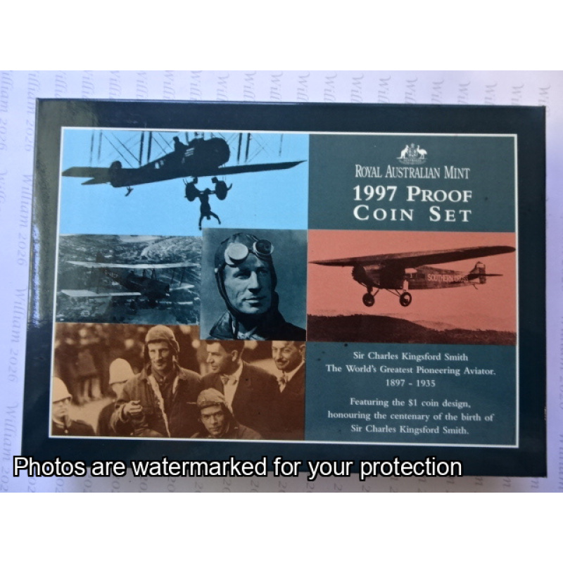 1997 Year Coin Set Sir Charles Kingsford Smith