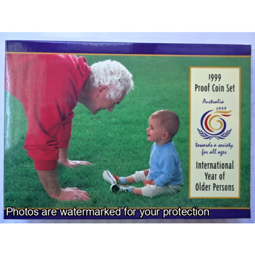 1999 Year Coin Set International Year of Older Persons