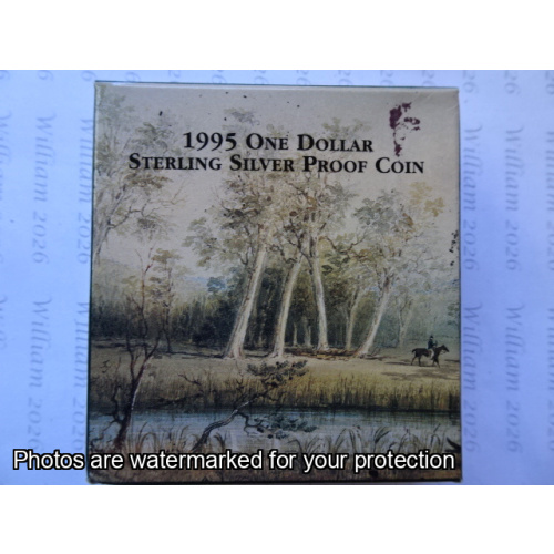 1995 $1 Fine Silver Waltzing Matilda