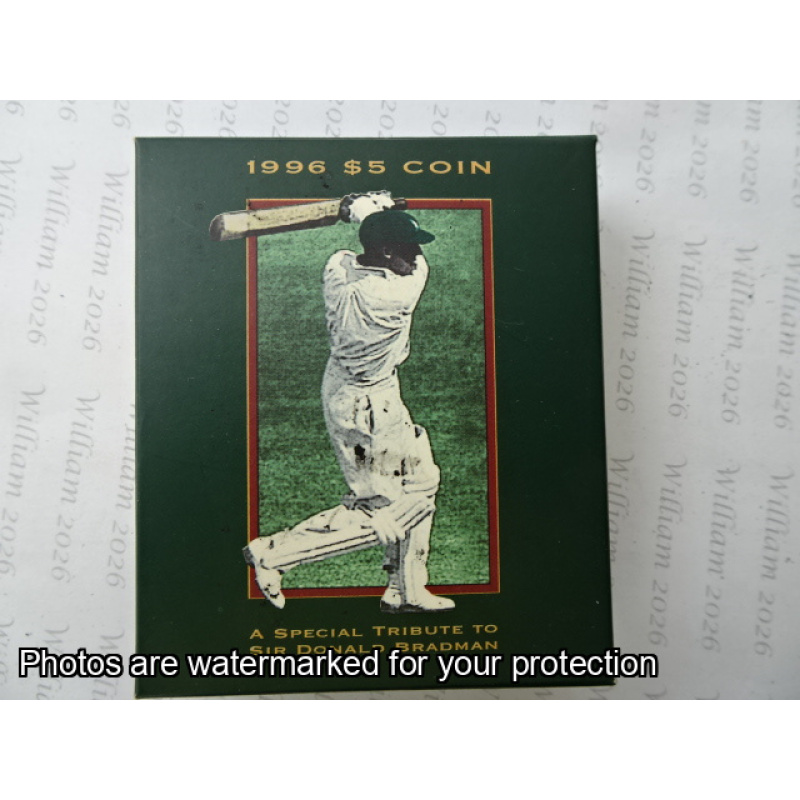 1996 $5 Sir Donald Bradman