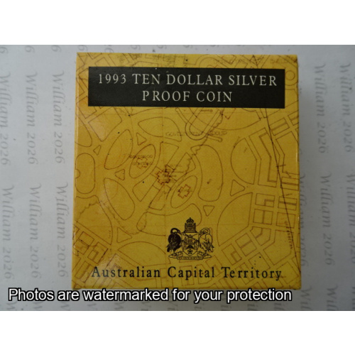 1993 $10 SS Coin Aust Capital Territory